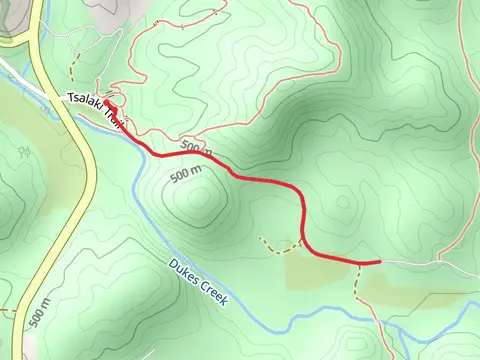 Tsalaki Trail Out and Back