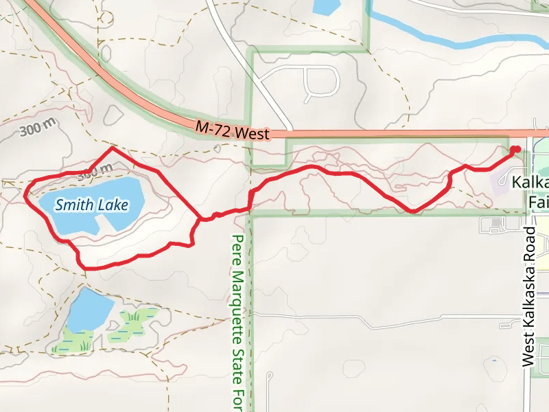 Smith Lake and North Country Trail