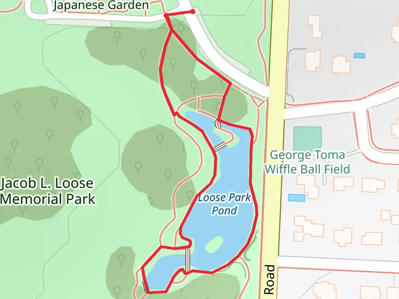 Loose Park Pond Loop