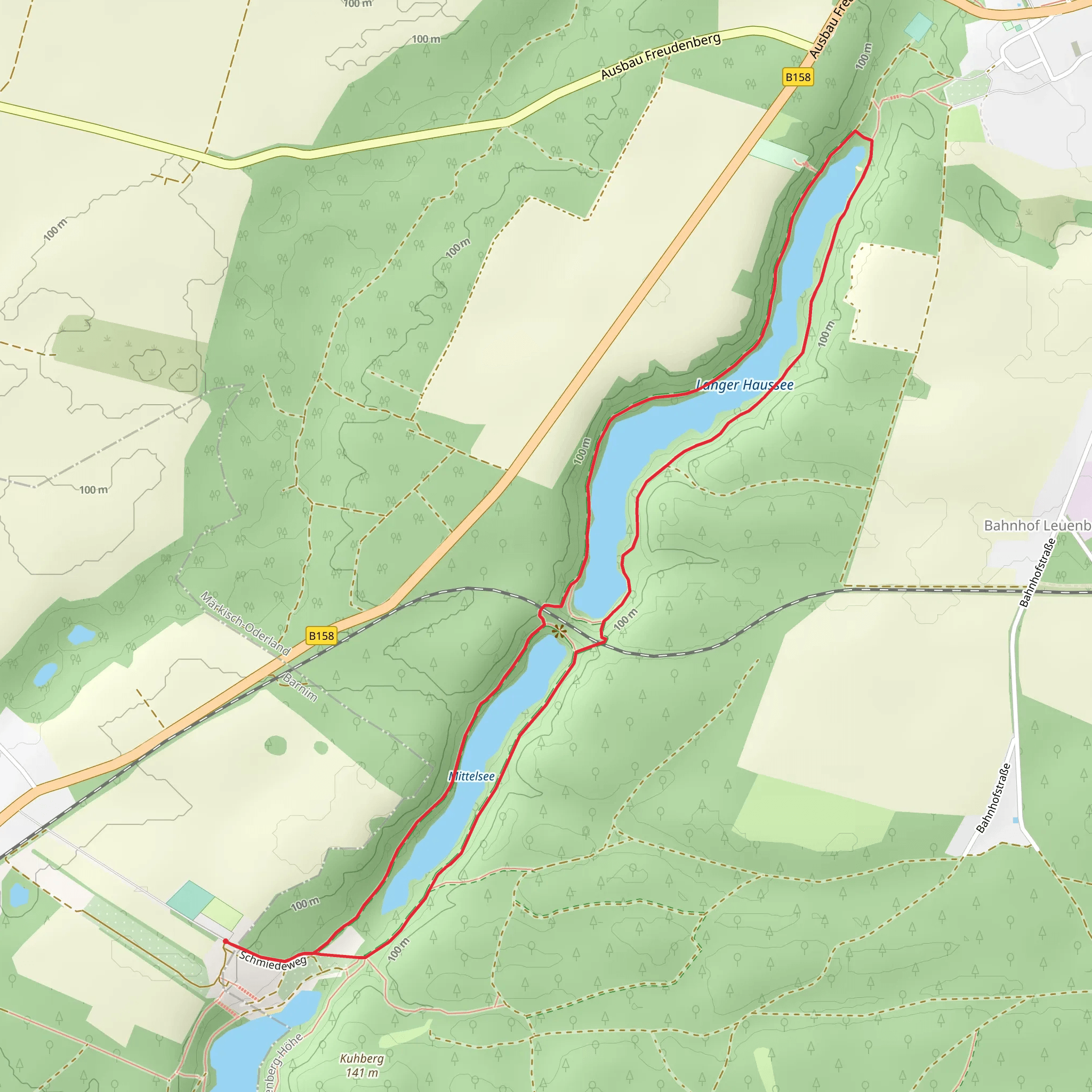 Mittelsee and Langer Haussee Loop | Barnim | Germany