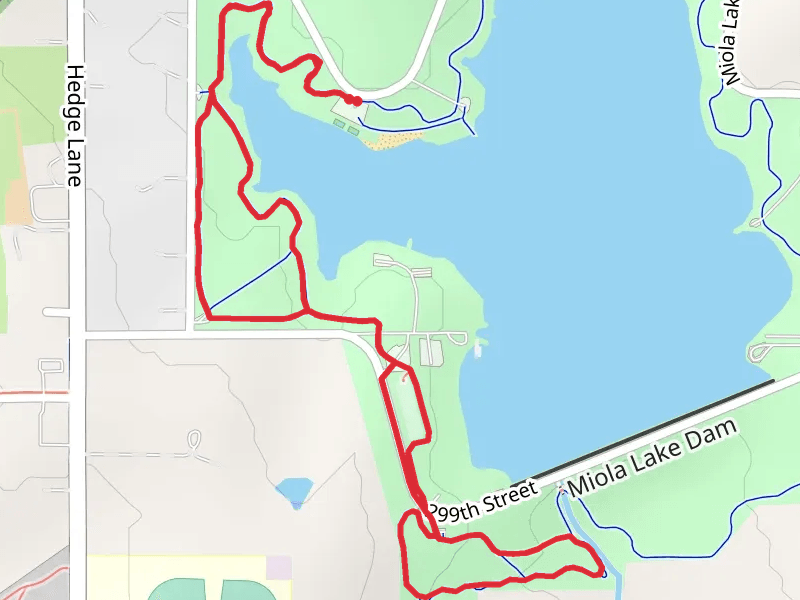 Miola Lake South and West Trail