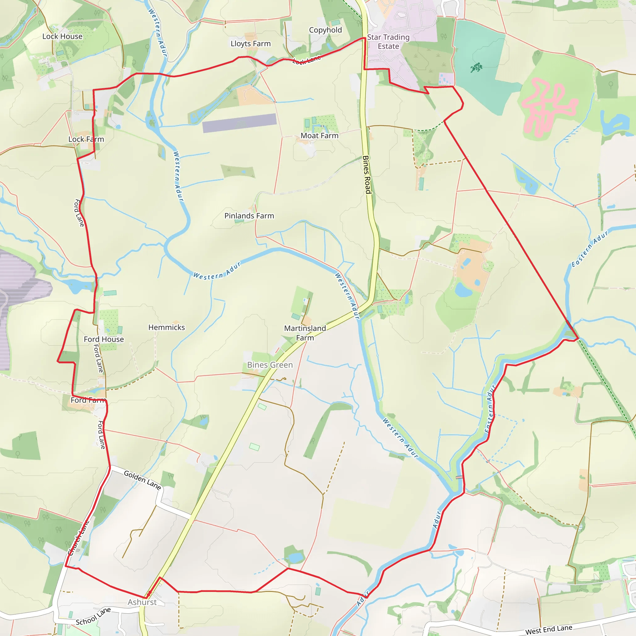 Ashurst to Partridge Green Loop | West Sussex | England