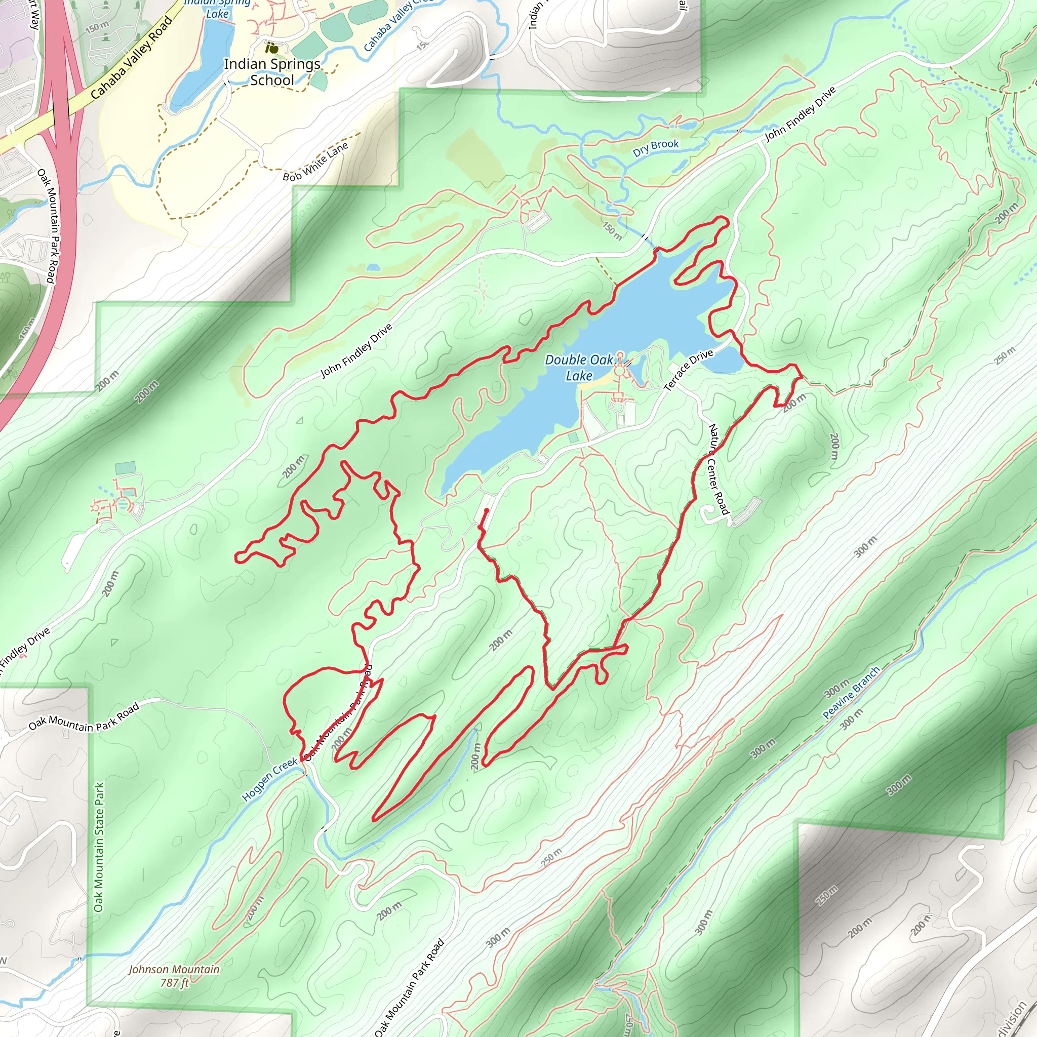 Foothills Trail - Yellow and Rattlesnake Ridge Loop mobile static map