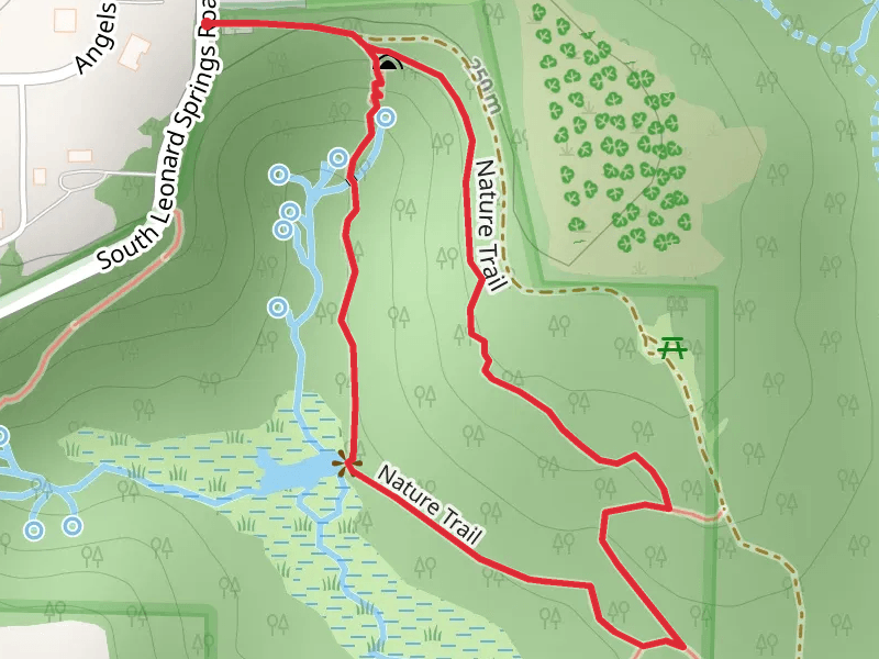 Nature Loop Trail from South Leonard Springs Road