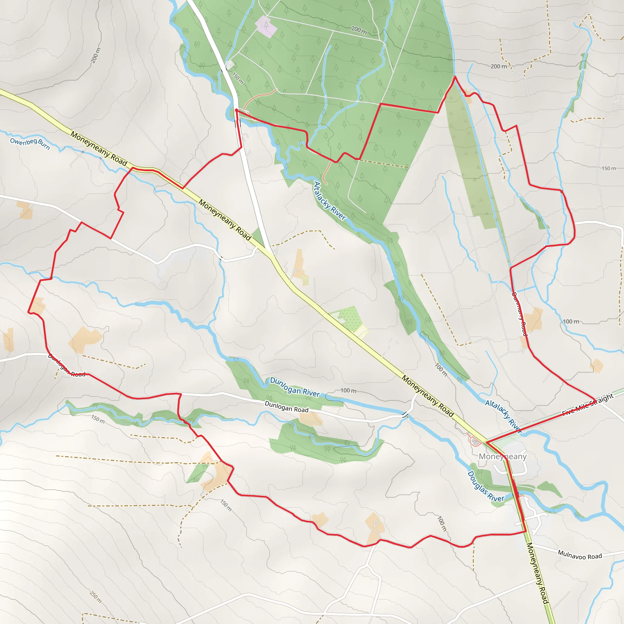 Hudy’s Way mobile static map