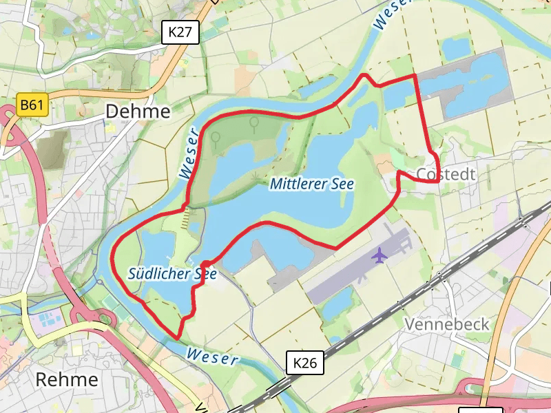 Mittlerer See and Südlicher See Loop