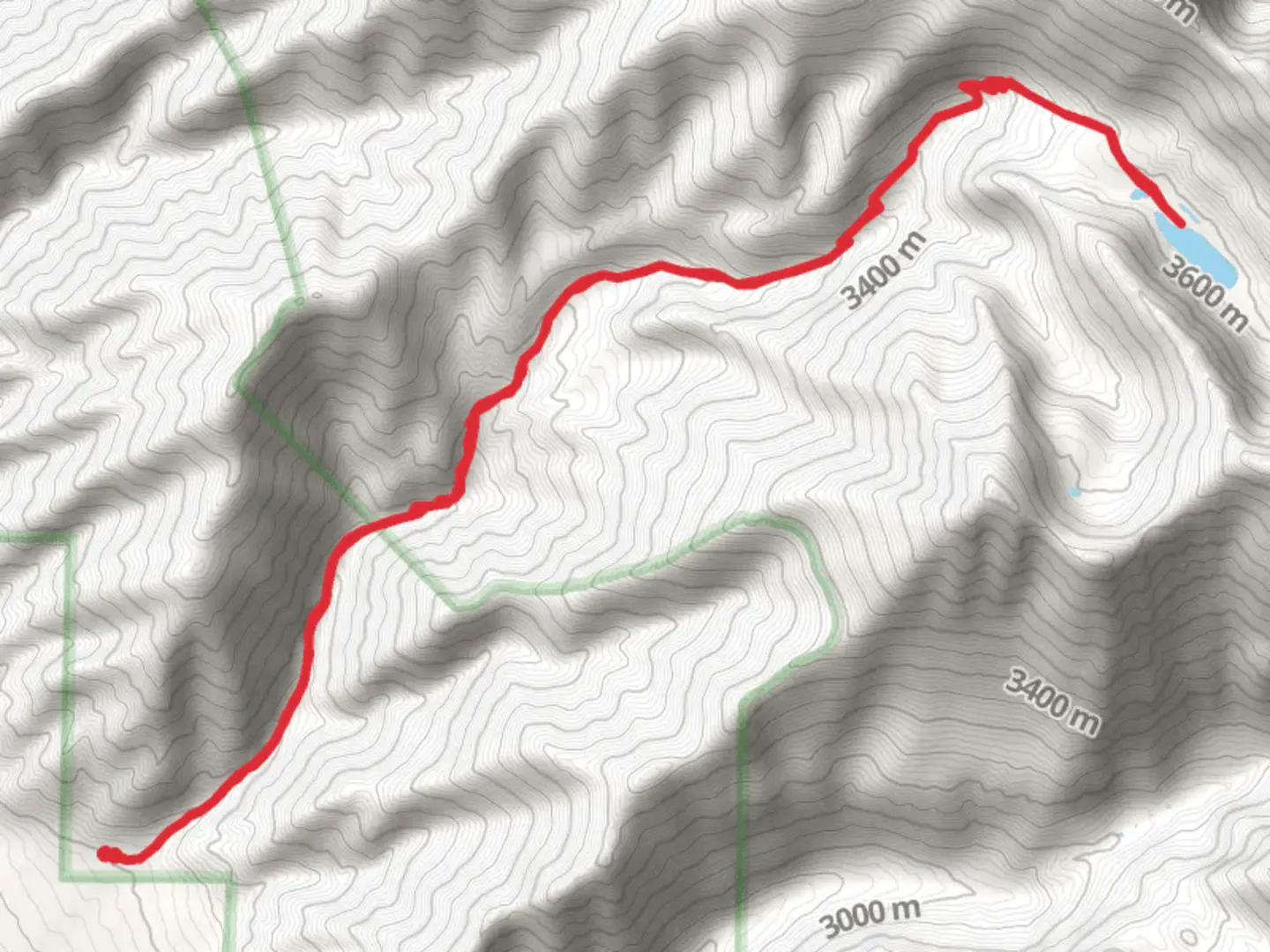 An image depicting the trail Cherry Lake via Wild Cherry Creek Trail and its surrounding area.
