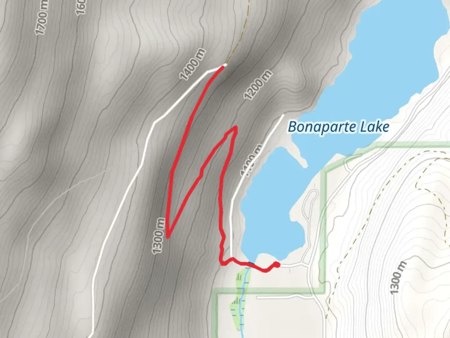 An image depicting the trail Pipsissewa Trail and its surrounding area.
