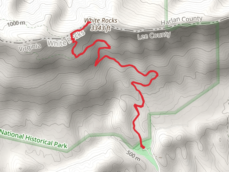 White Rocks via Ewing Trail