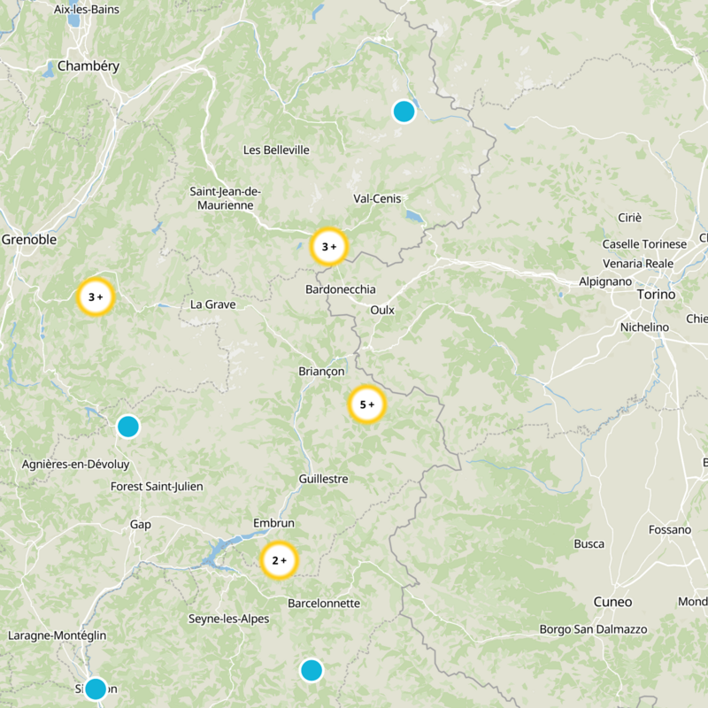 Claviere Static Map