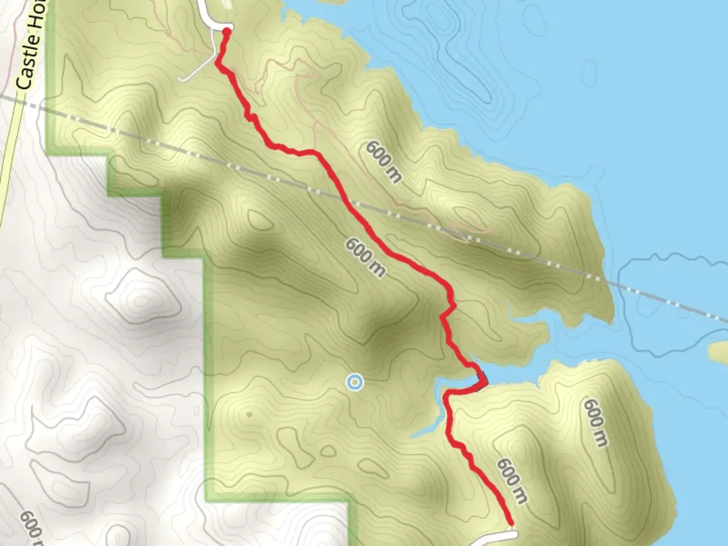 An image depicting the trail Pipeline Canyon Trail Out and Back and its surrounding area.