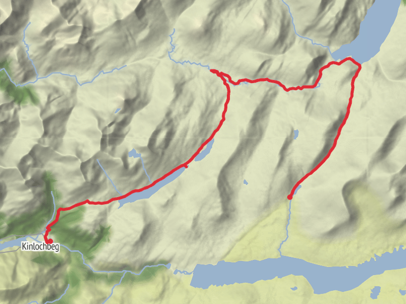 Hike from Kinlochleven to Chiarain Bothy thumbnail
