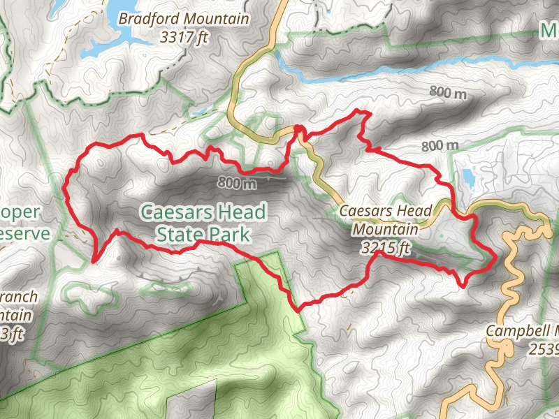 Mathews Cree, Foothills Trail and Coldspring Connector Trail
