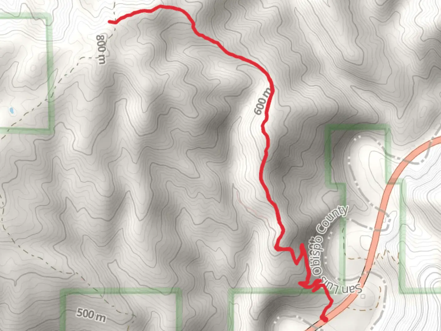 An image depicting the trail Adobe Trail and its surrounding area.
