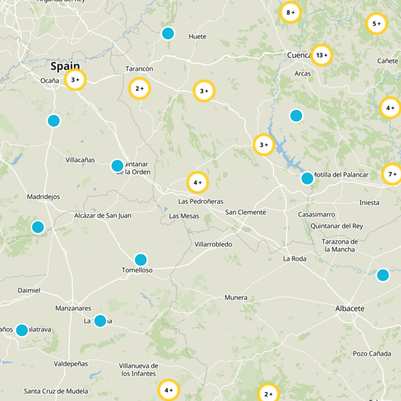 Las Pedroñeras Static Map
