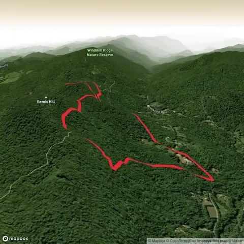 Paul Ledge's via Athens Access Trail and Undercliff Trail