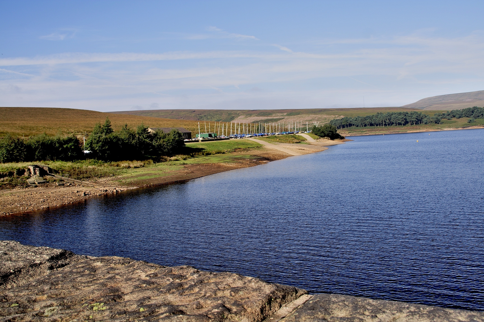An image depicting the trail Dark Peak Boundary Walk and its surrounding area.