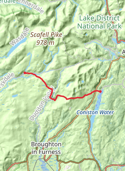South Lakeland Hiking mobile static map