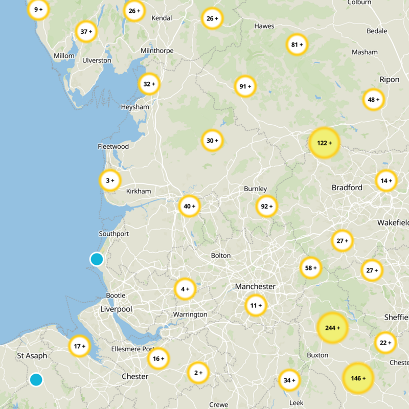 Blackburn with Darwen Static Map