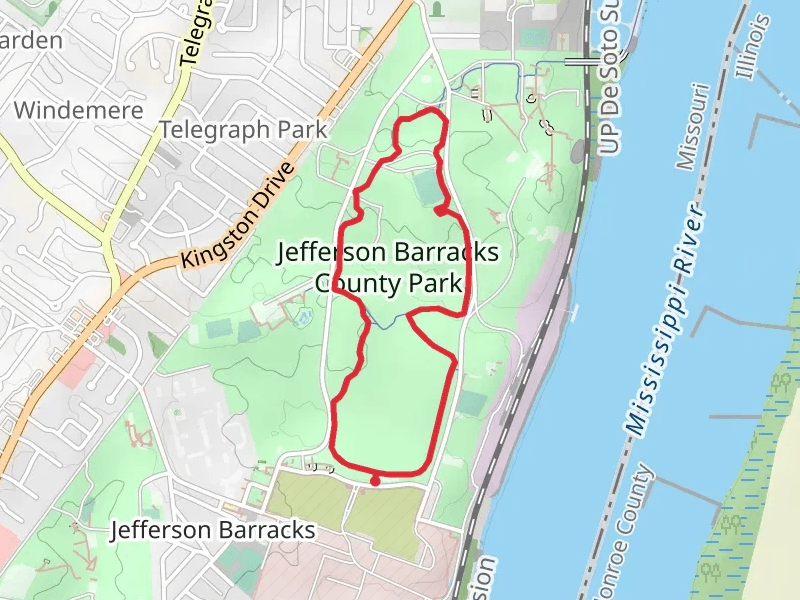 Jefferson Barracks County Park Loop
