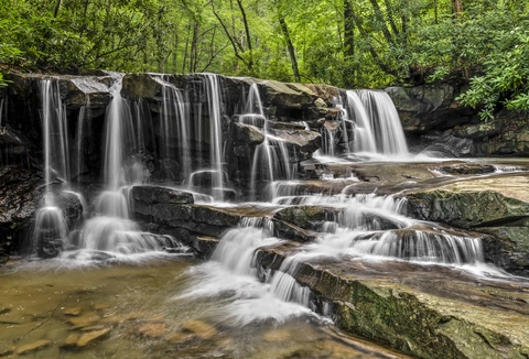 Jonathan Run Falls and Sugar Run Falls
