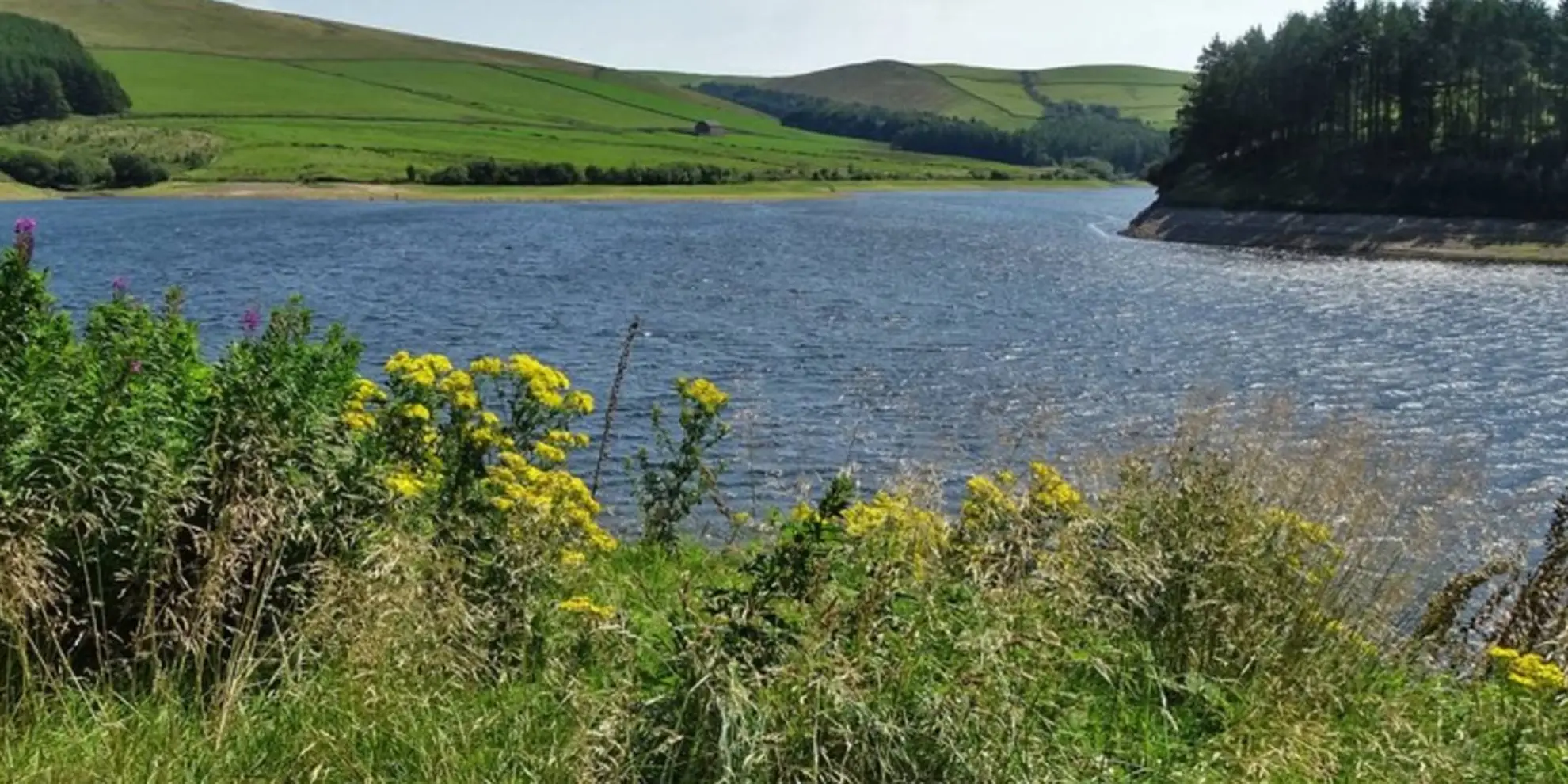 An image depicting the trail Shining Tor and Windgather Rocks from Lamaload and its surrounding area.