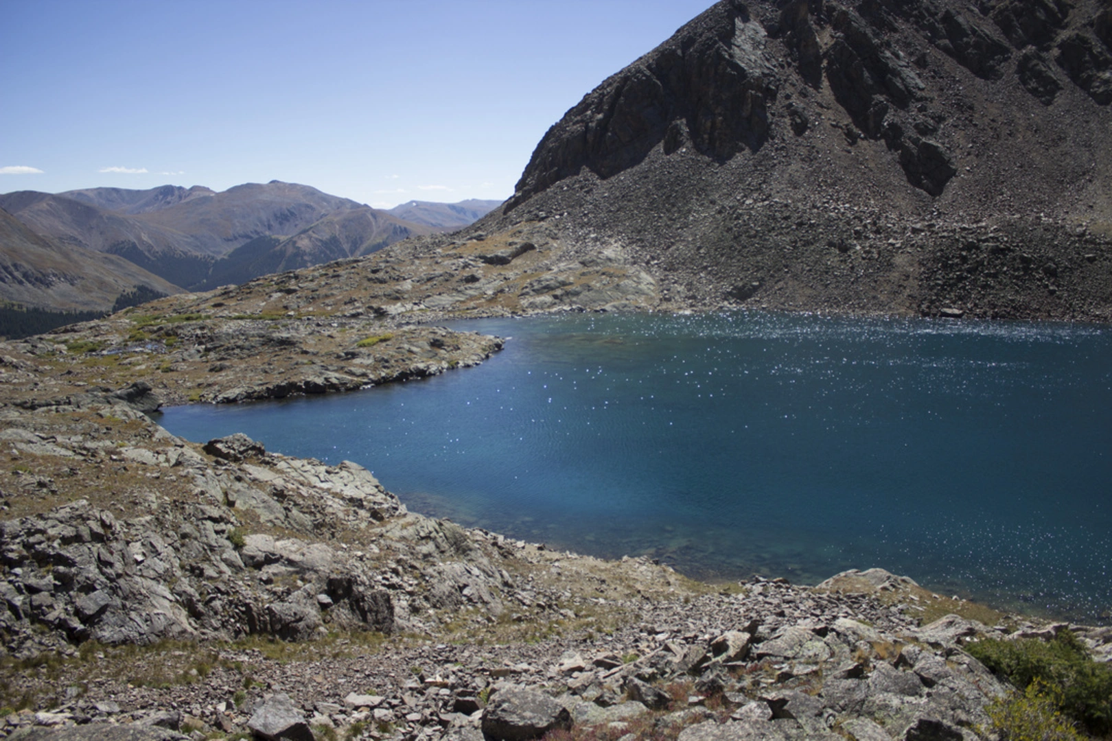An image depicting the trail Chihuahua Lake Trail and its surrounding area.
