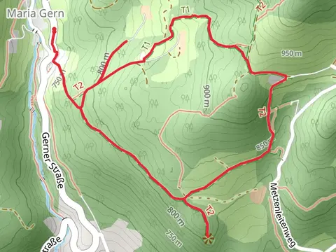 Marxenhoehe and Kneifelspitzweg Loop
