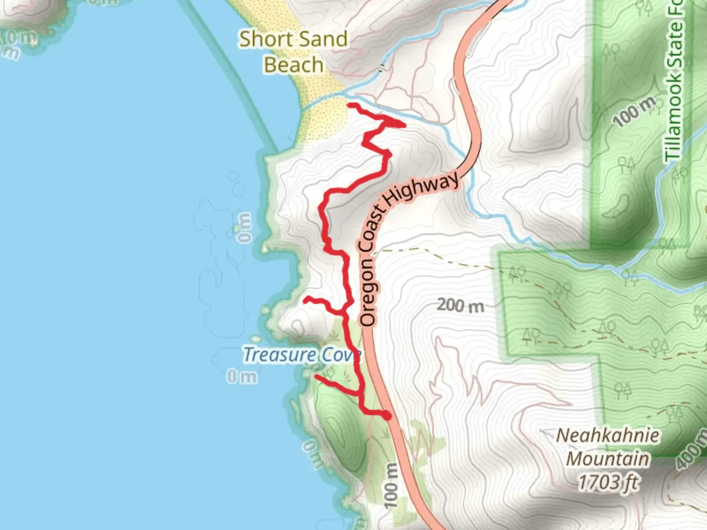 An image depicting the trail Devil's Cauldron Overlook and Elk Flats Trail and its surrounding area.