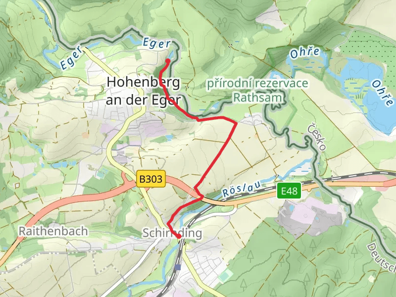 Hammermühle to Schirnding Walk