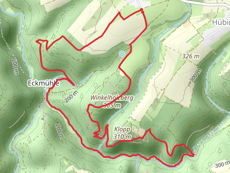 Beulslay, Peterslay and Winkelholzberg Loop via Traumschleife Ehrbachklamm