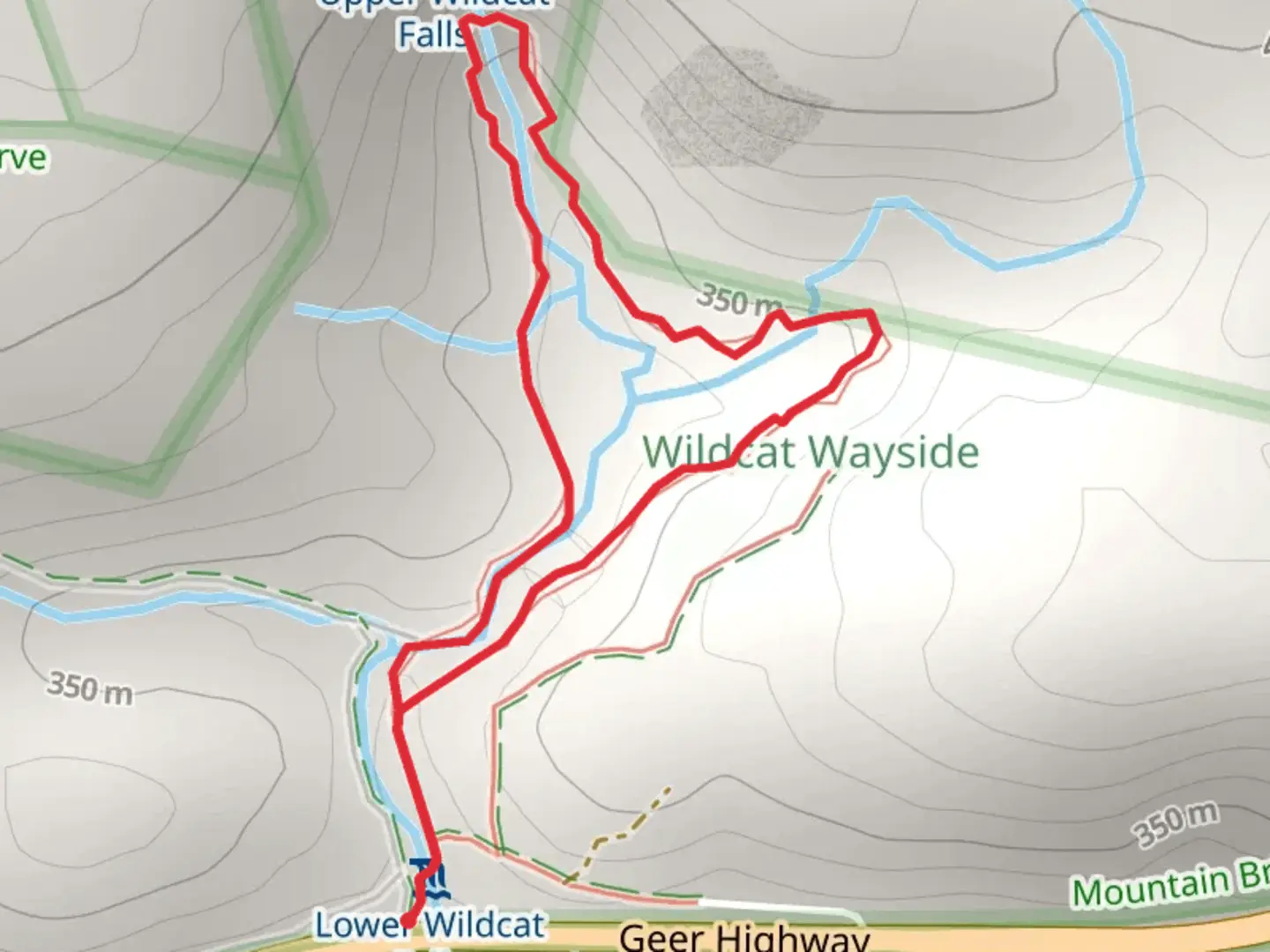 An image depicting the trail Wildcat Wayside Nature Loop Trail and its surrounding area.