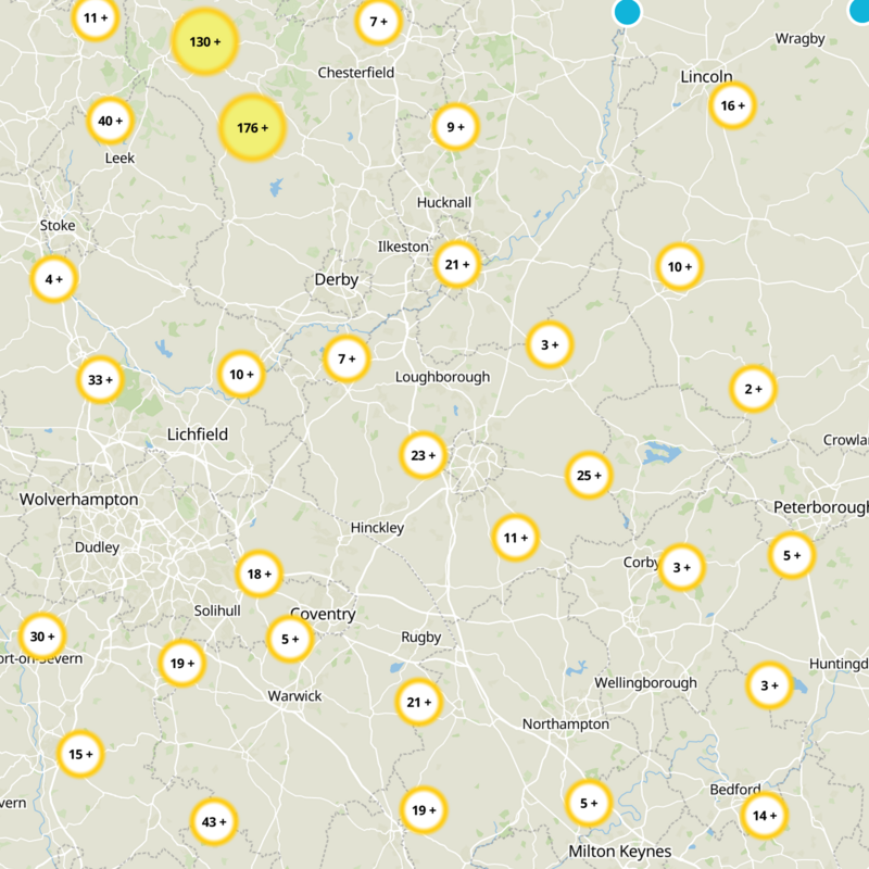 Leicestershire Static Map