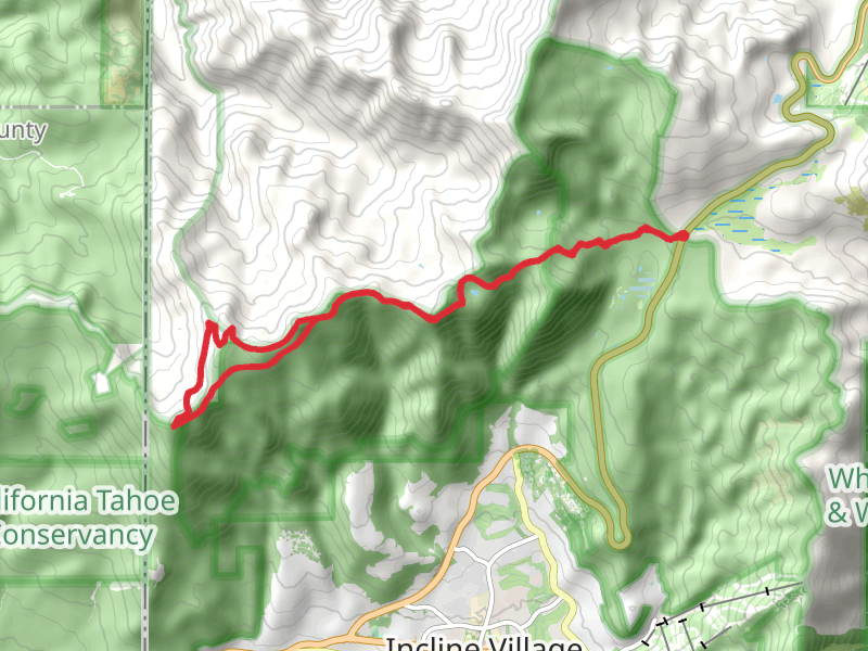 Tahoe Rim, Mount Baldy, Rifle Peak, Rose Knob Loop Trail