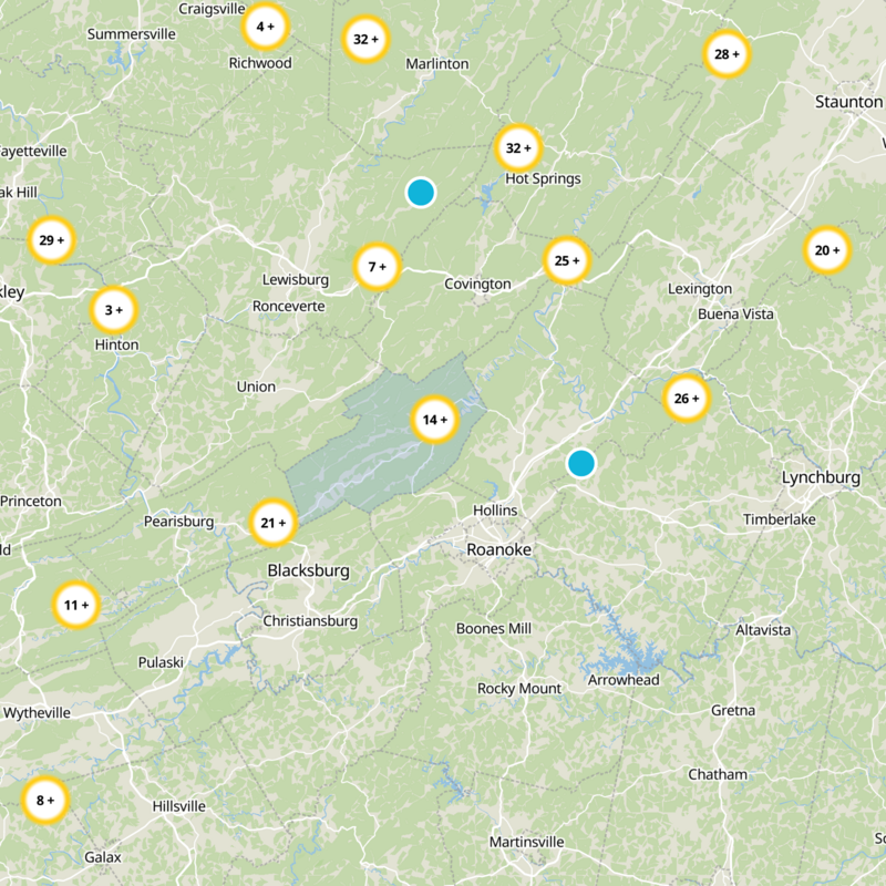 Craig County Static Map