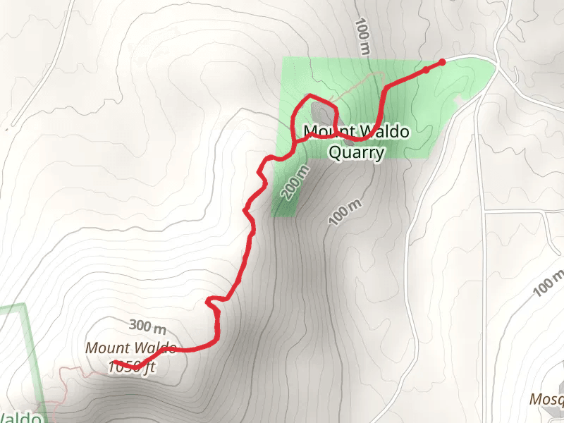 Mount Waldo Out and Back