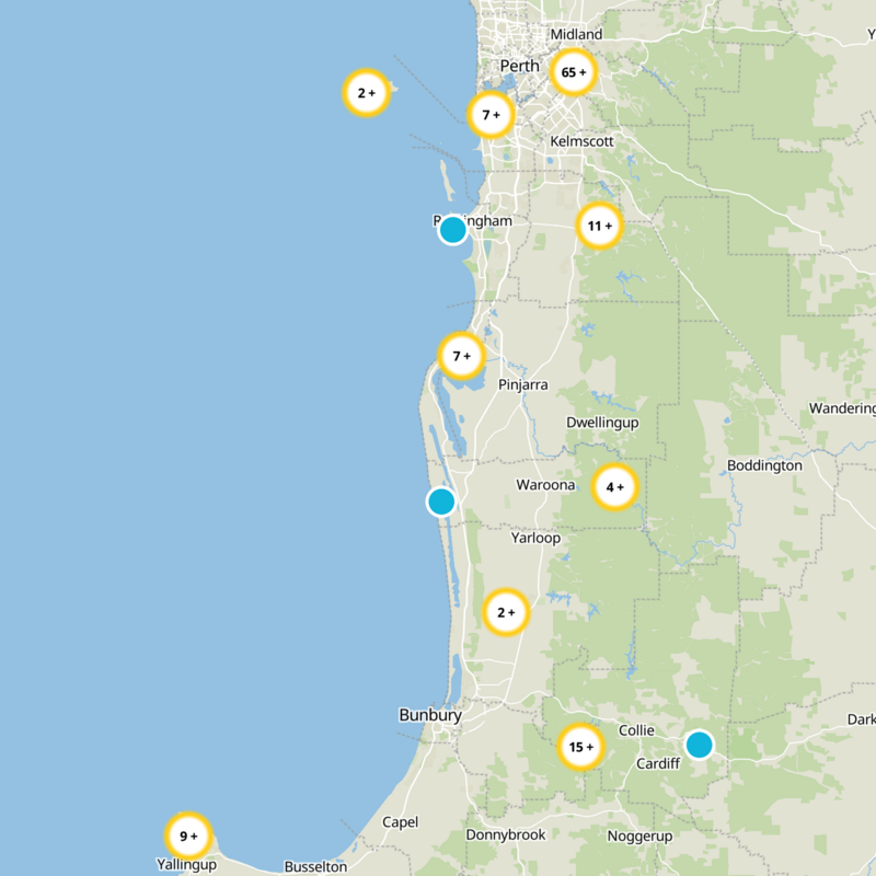 City Of Mandurah Static Map