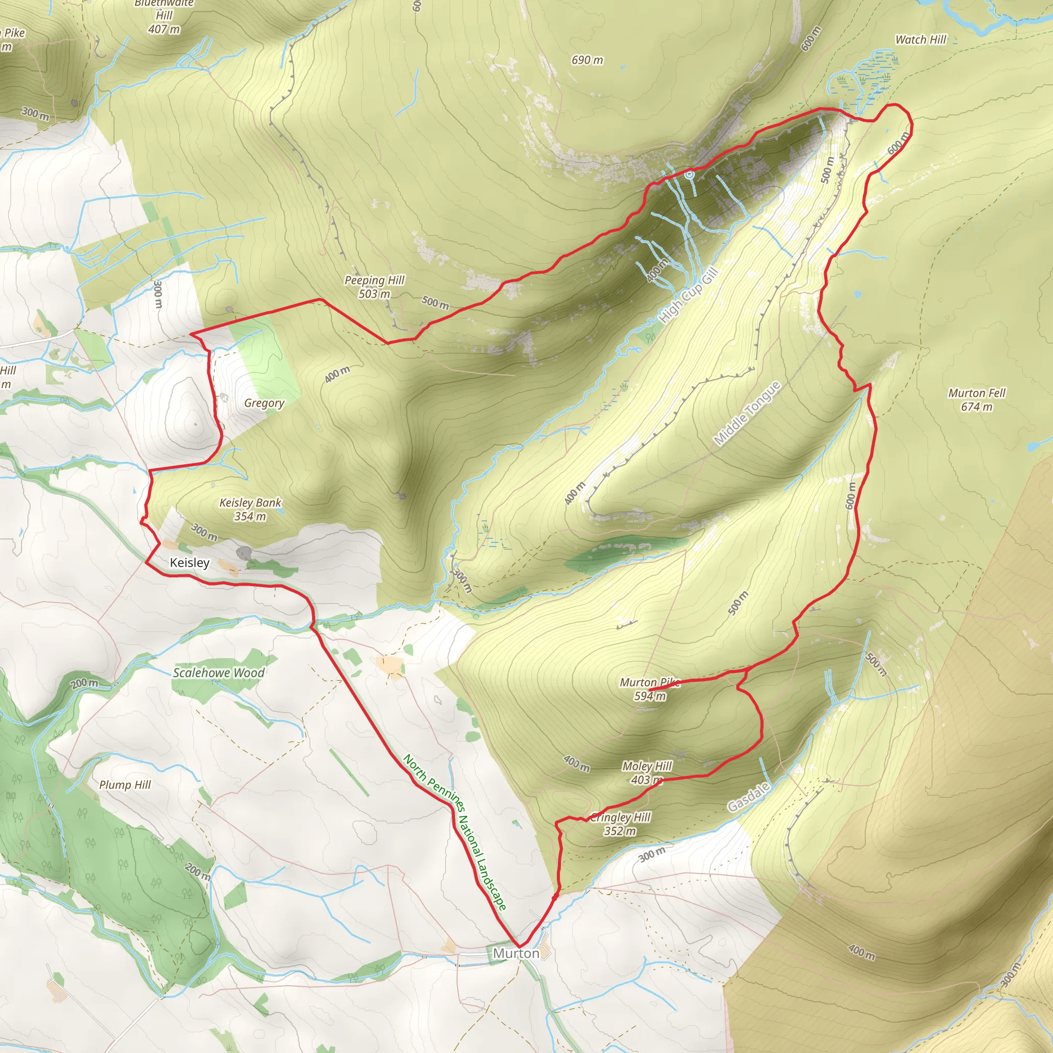 High cup Nick Loop mobile static map