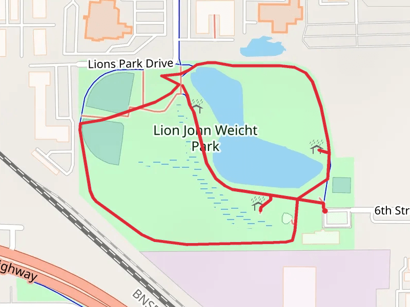Lion John Weicht Park Loop