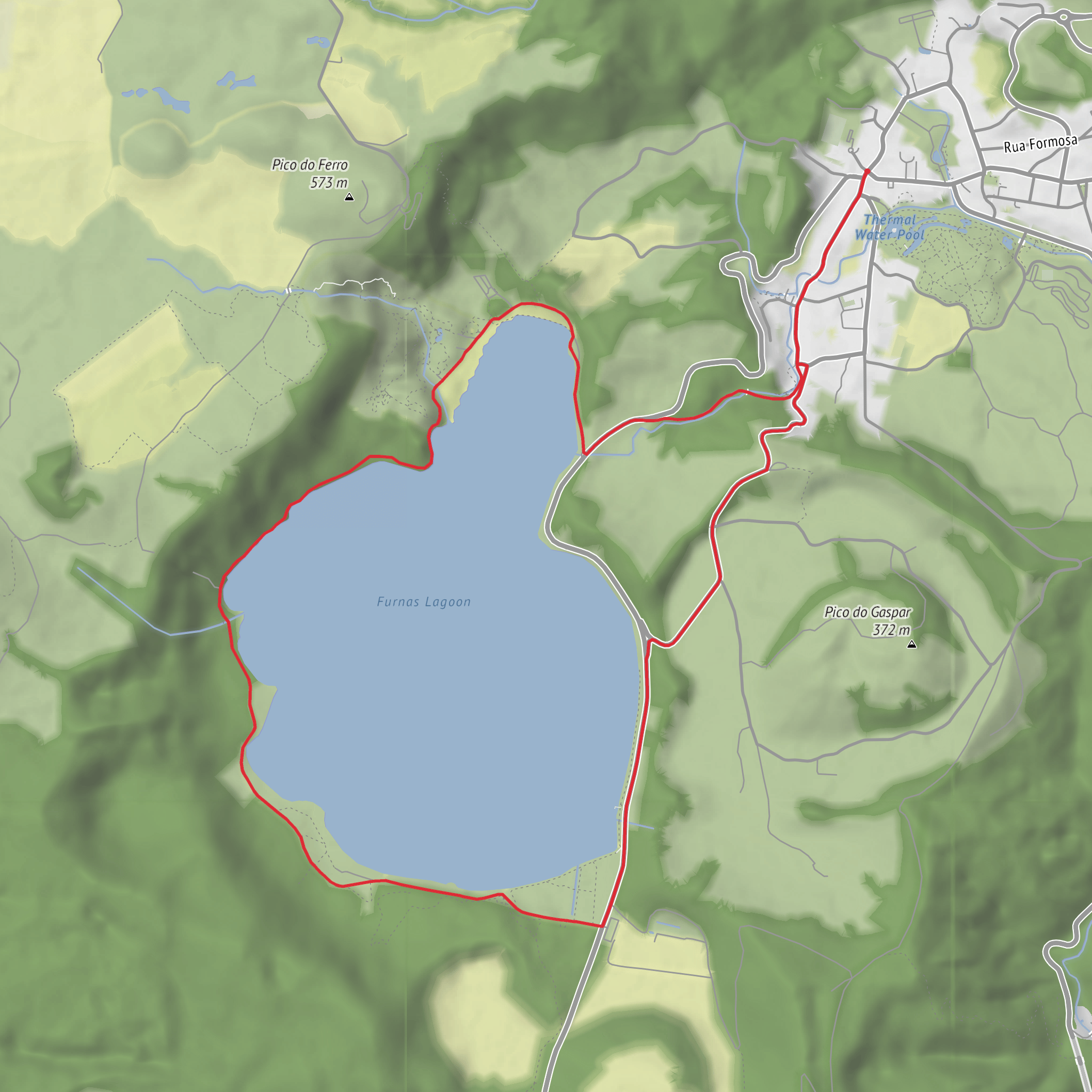 Furnad Lagoon Loop mobile static map