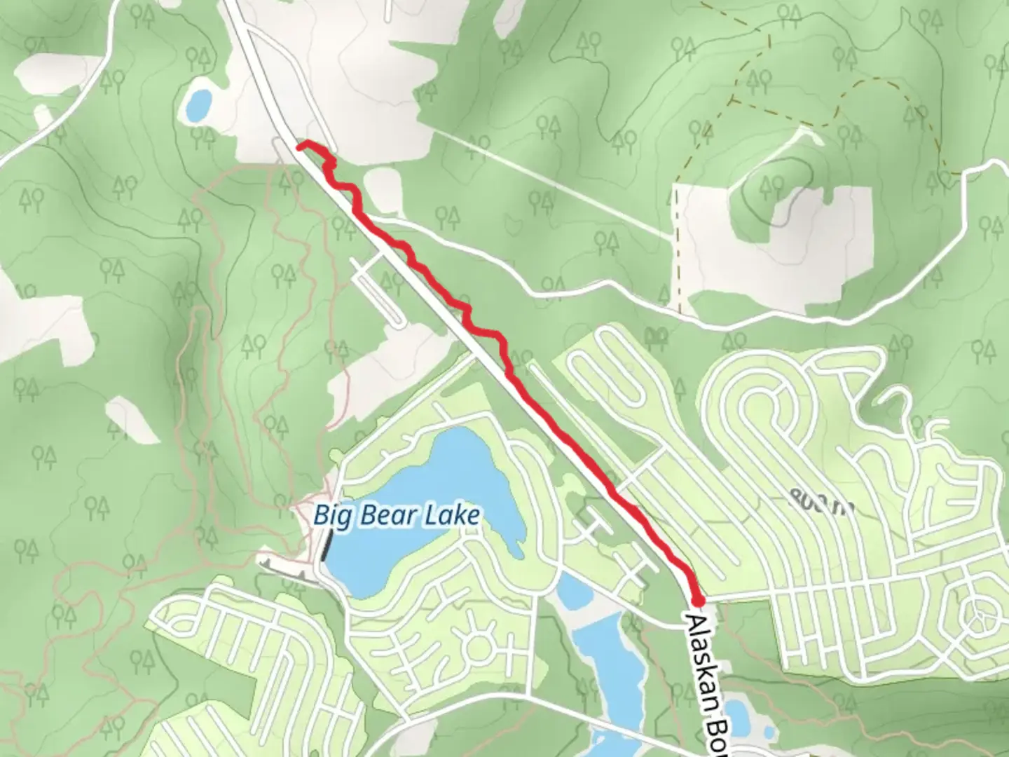 An image depicting the trail Road side Trail Moderate and its surrounding area.