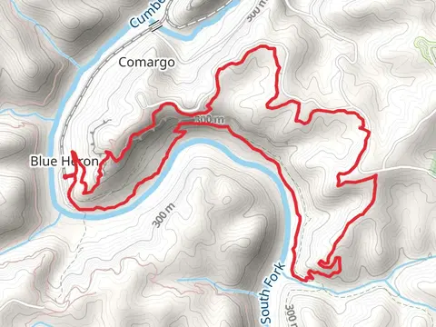 Blue Heron Loop via Cumberland River South Fork