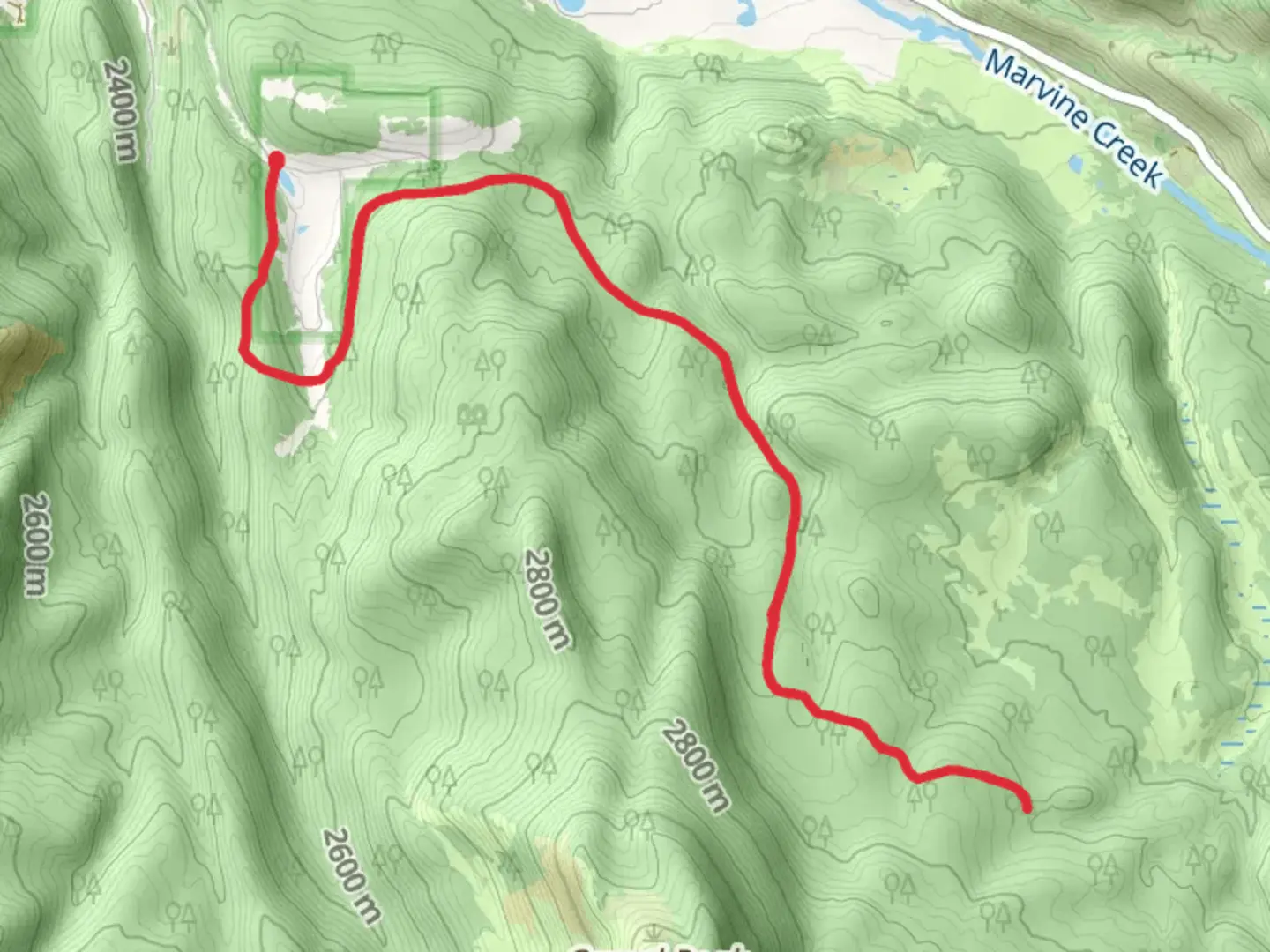 An image depicting the trail Yellow Horse Trail and its surrounding area.