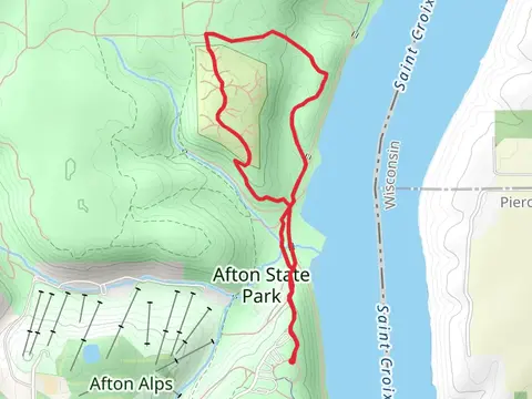 Alton State Park Back Country Campground Loop