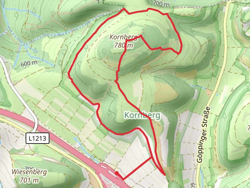 Kornberg via Loewenpfade Bertaa Hoernle Tour
