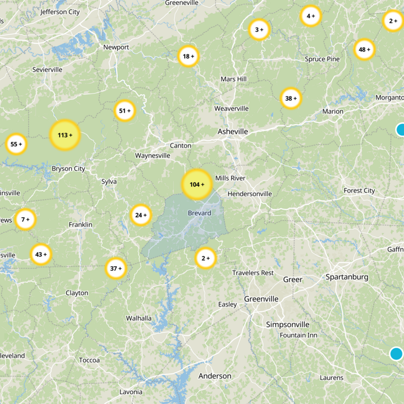 Transylvania County Static Map