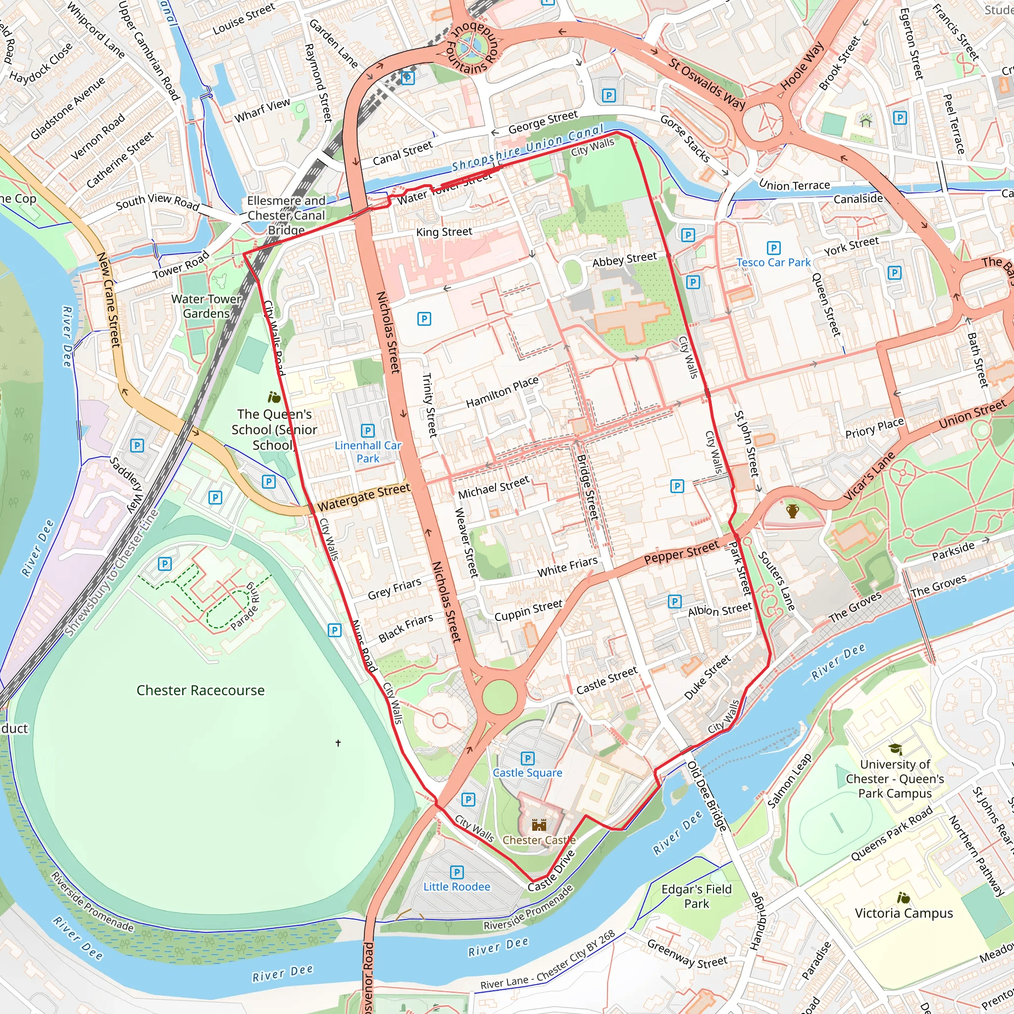 Chester Loop mobile static map
