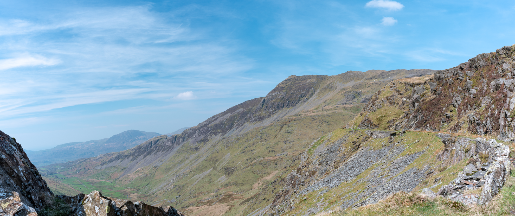 An image depicting the trail Cnicht from Tanygrisiau and its surrounding area.