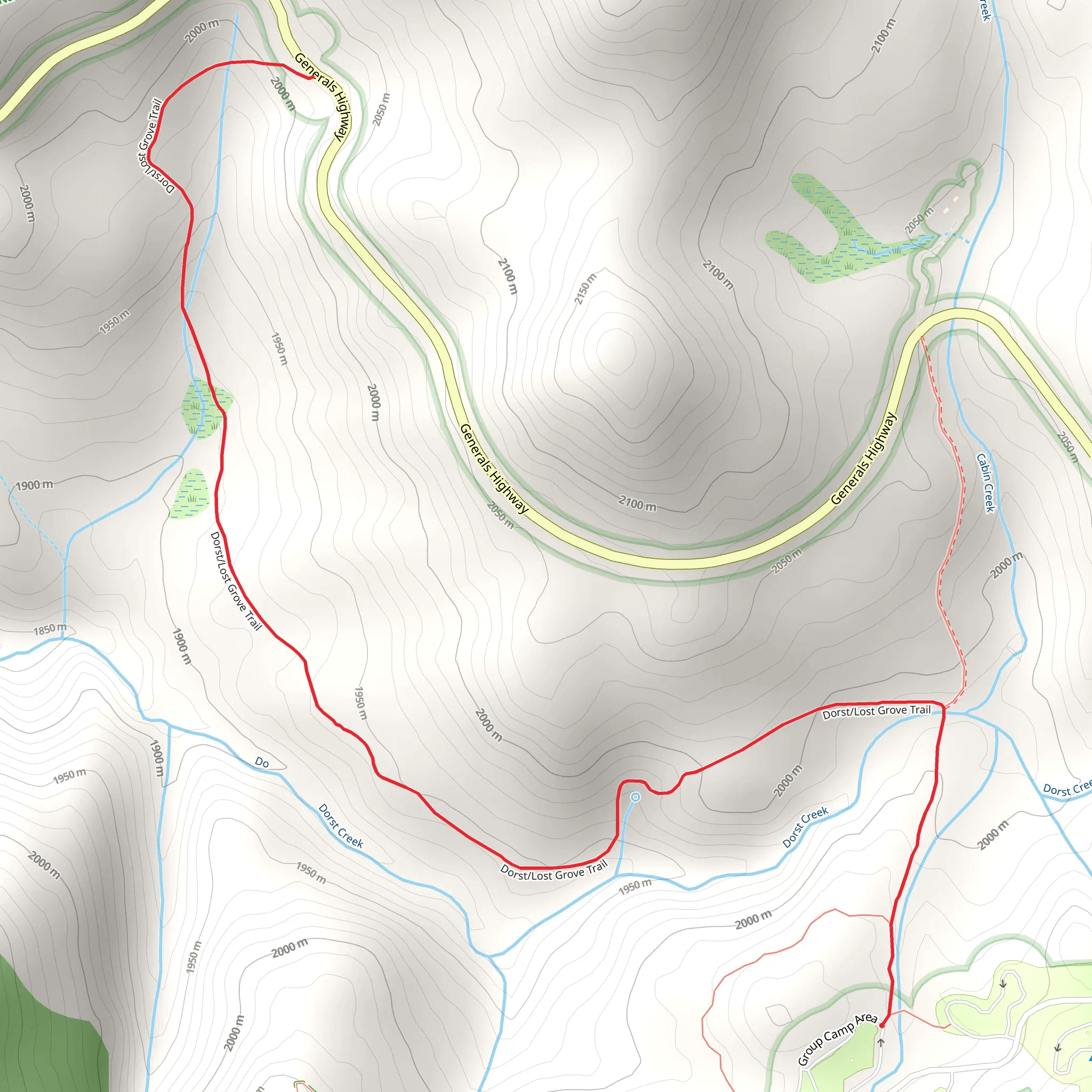Dorst-Lost Grove Trail mobile static map