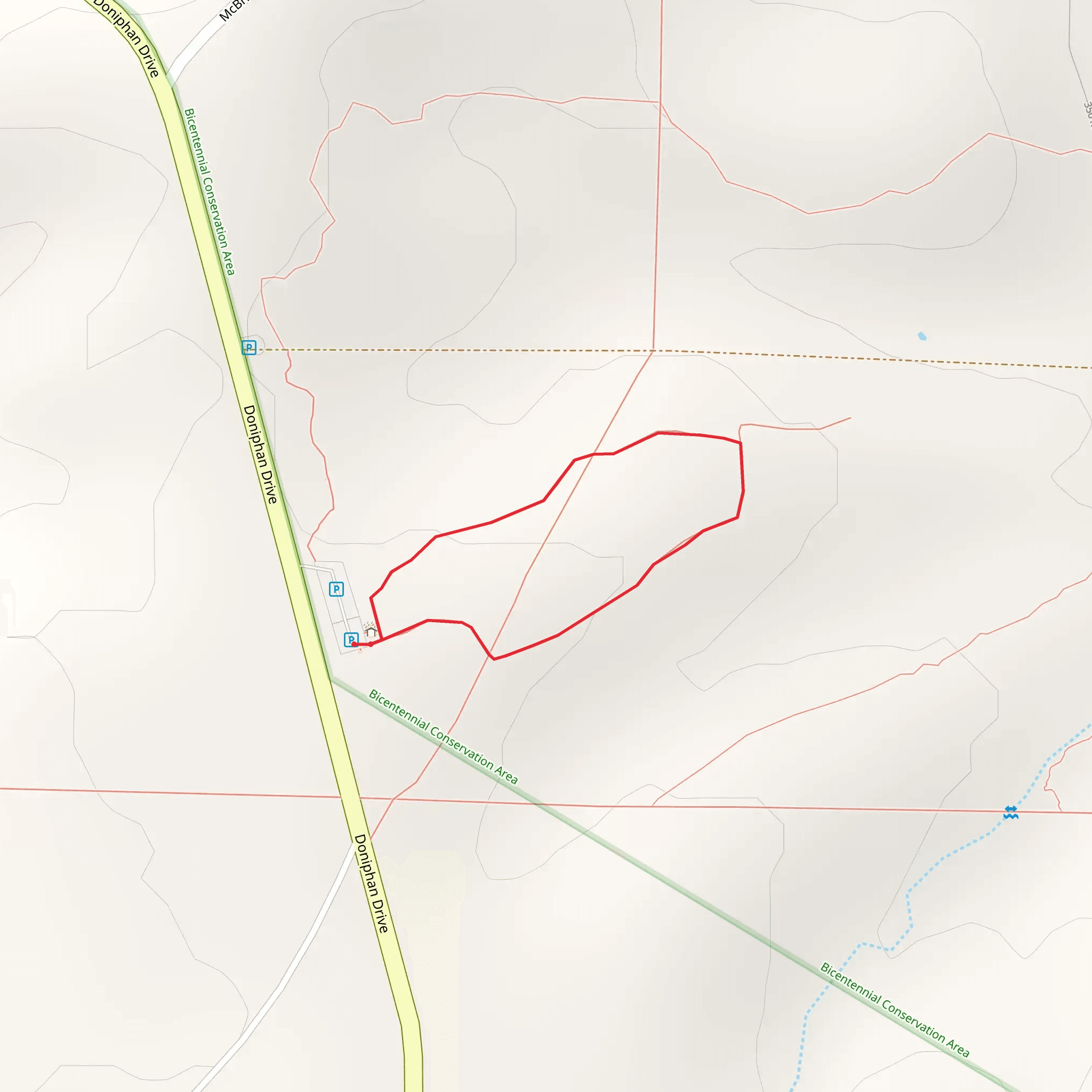 Doniphan Road Loop mobile static map